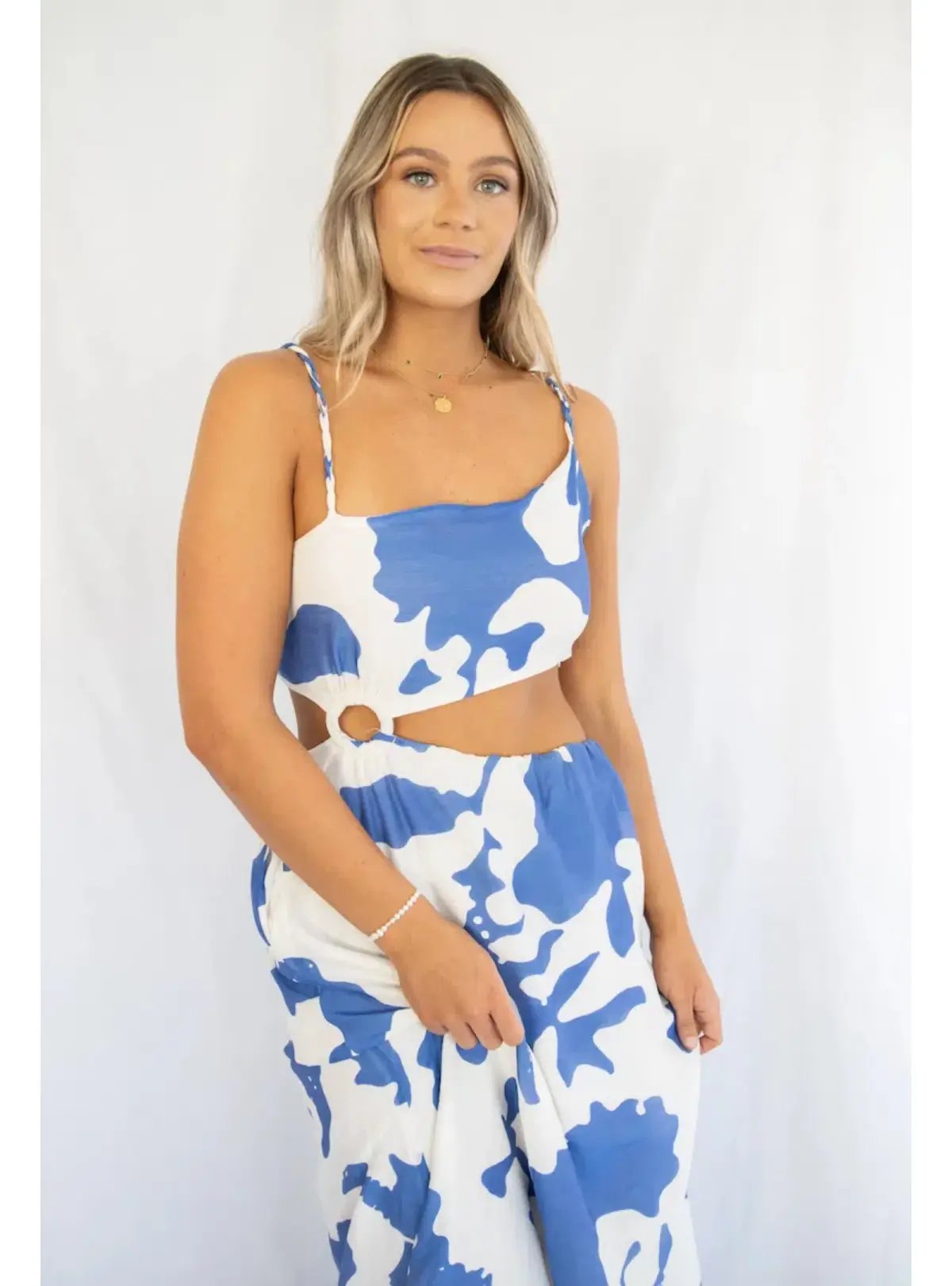 Sir The Label Vivi Asymmetrical Cut Out Dress Multi Size 2 / AU 10 photo 3
