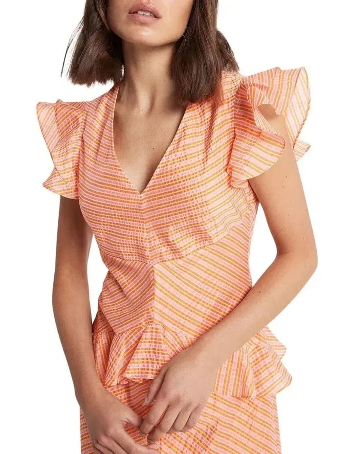 Sass & Bide Float Like A Dreamer Dress Orange Size 14 photo 4