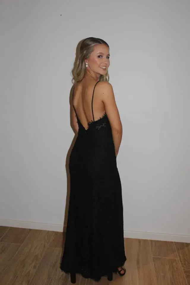 Fame and Partners Black Lace Dress photo 2
