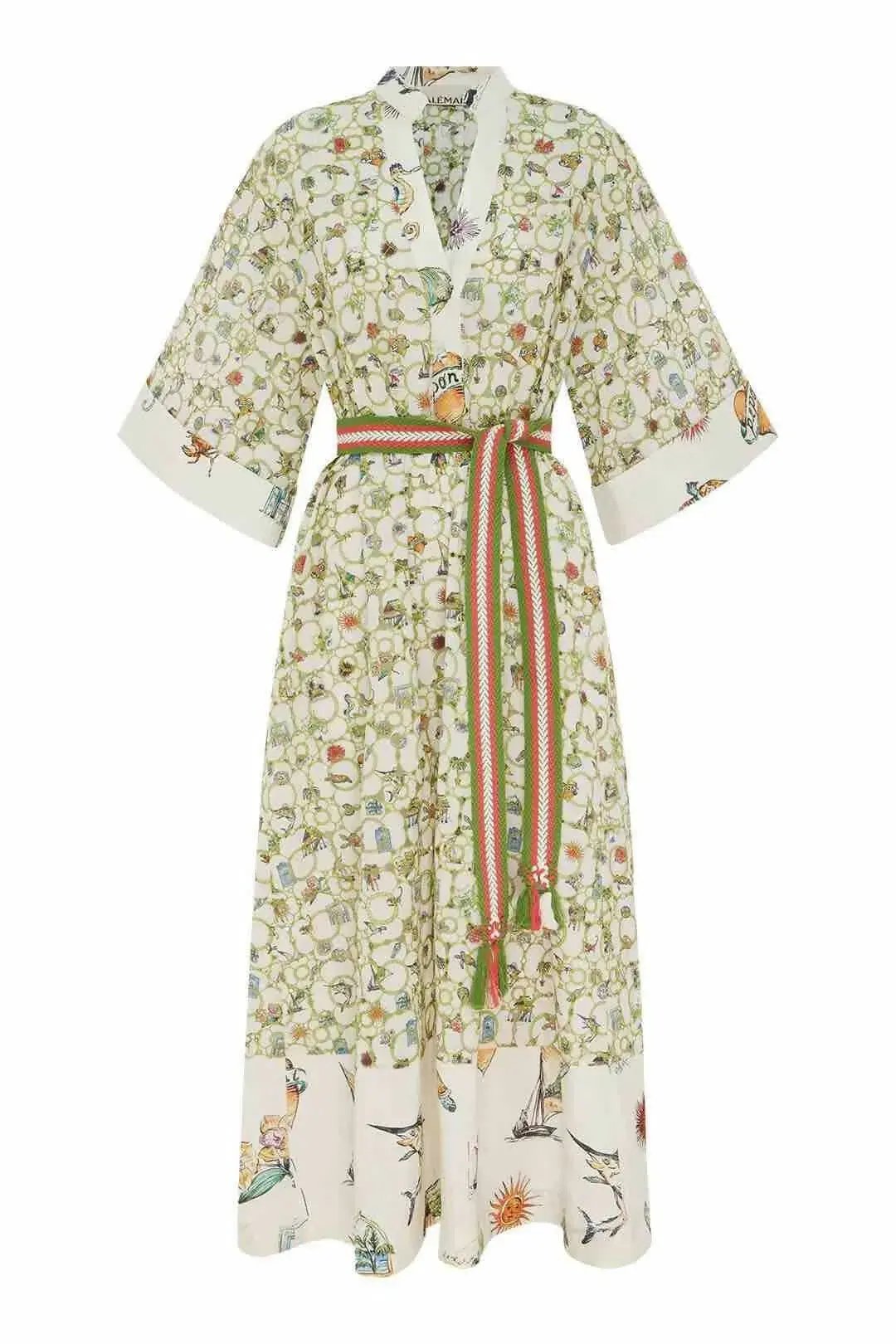 Alemais Sunset Broderie Midi Dress Multi Size AU 8 photo 4