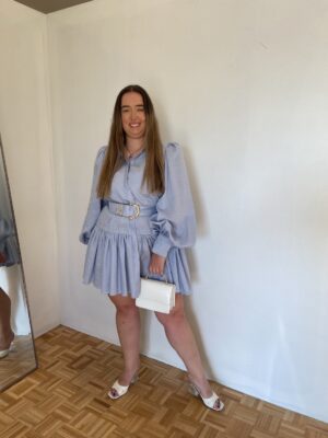 Acler Sherwood Dress Blue photo 3