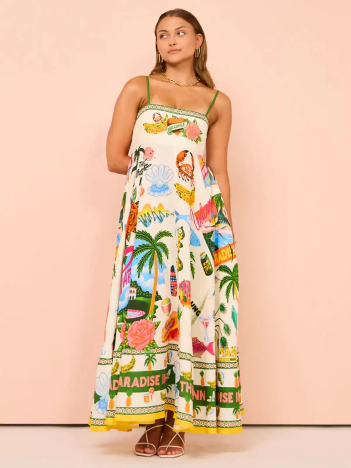 Alemais Paradiso Sundress in Multi Size AU 16 photo 4