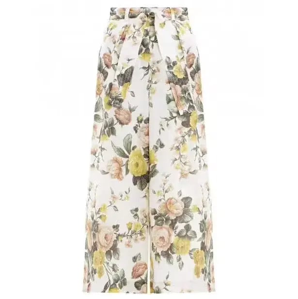 Zimmermann Zippy Wrap Bodice & Crop Flare Set Floral Size 1 / AU 10 photo 5