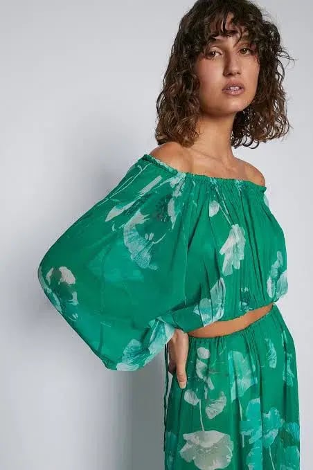 Scanlan Theodore GGT Floral Set Kelly Green Size M photo 2