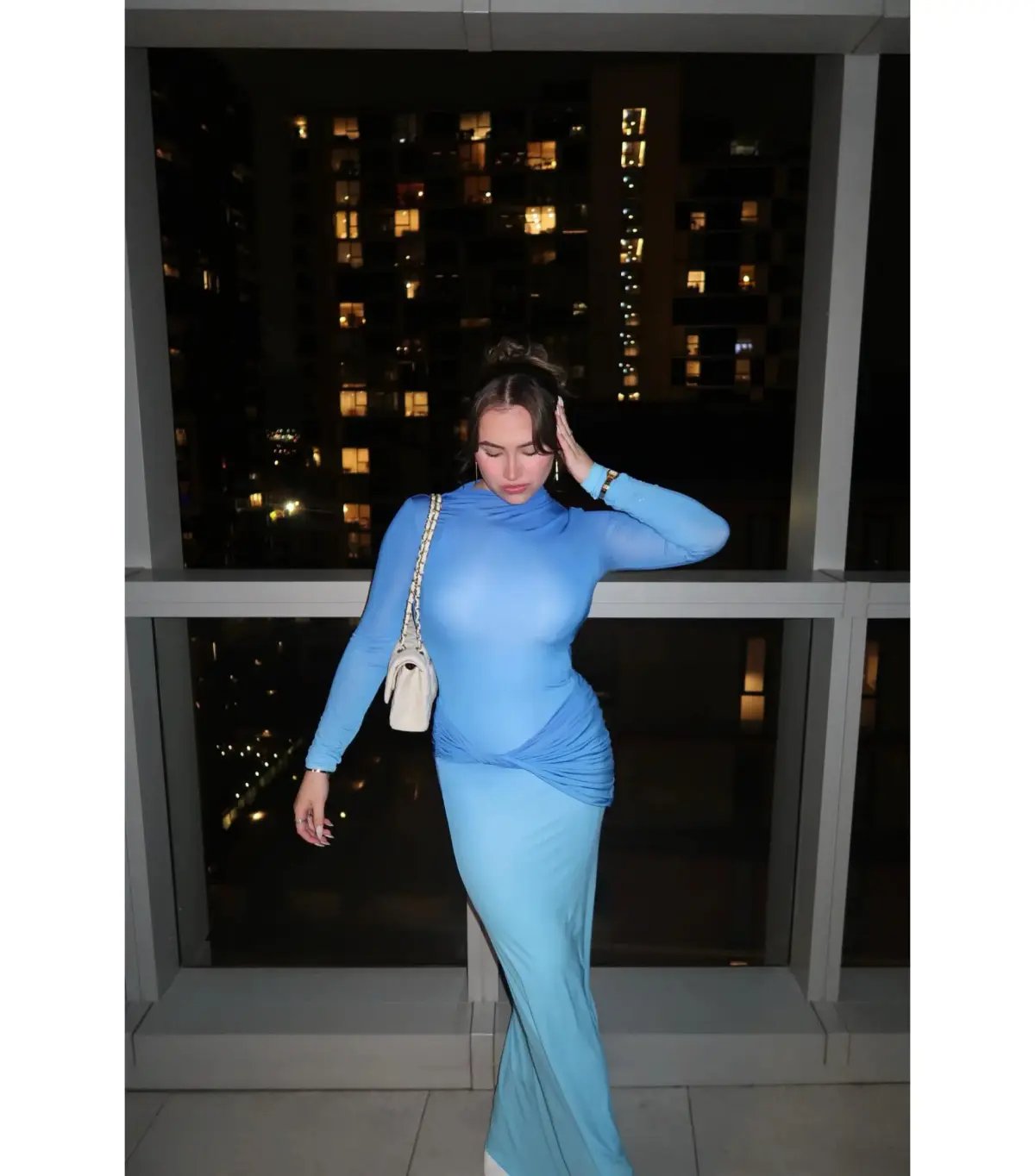 Sass & Bide Life Form Gown Blue Size S / AU 8 photo 4
