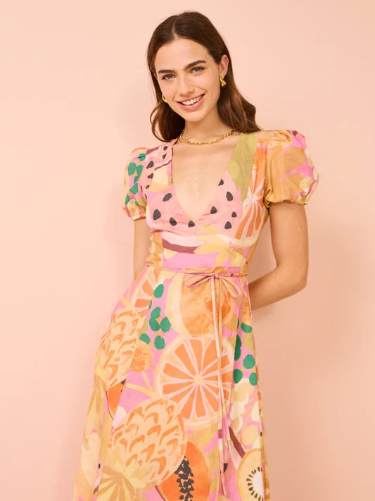 By Nicola Fruit Punch Wrap Dress photo 3