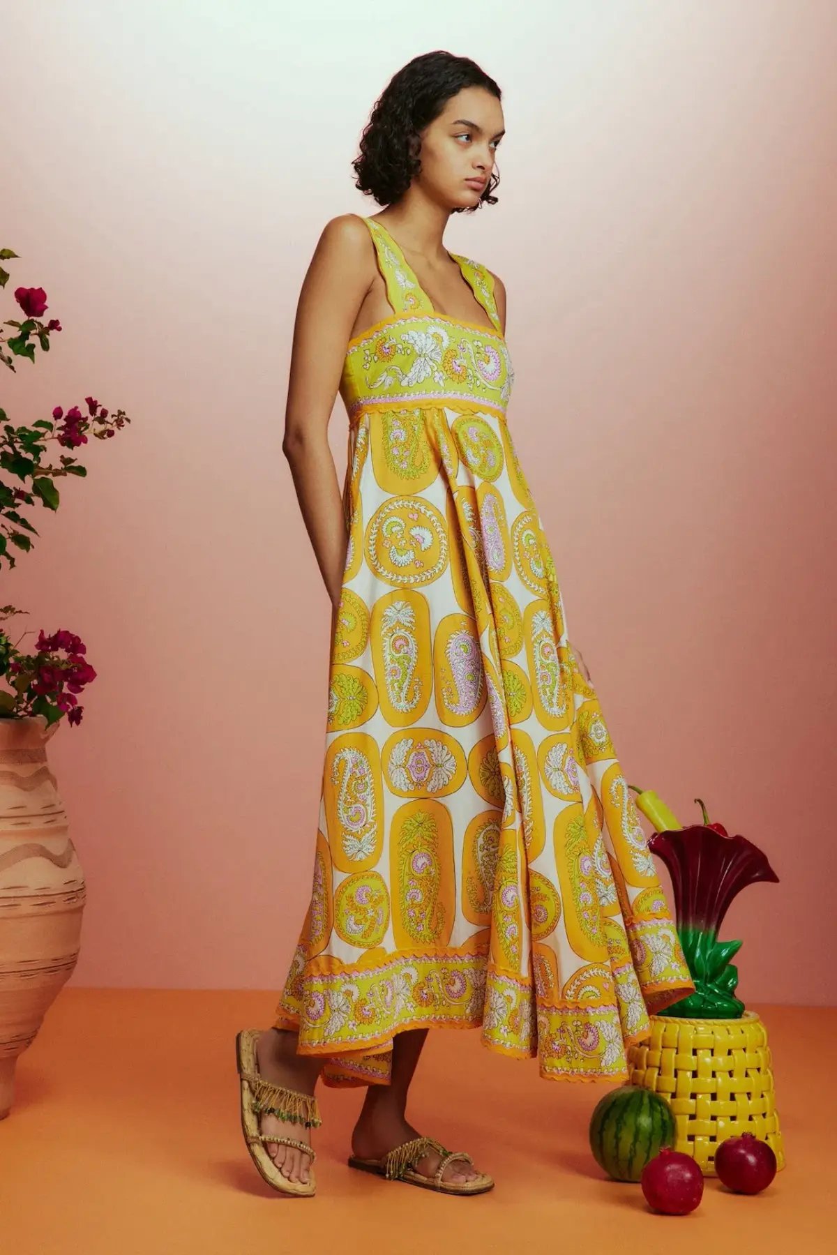 Alemais Diana Summer Dress Floral Size 12 photo 2