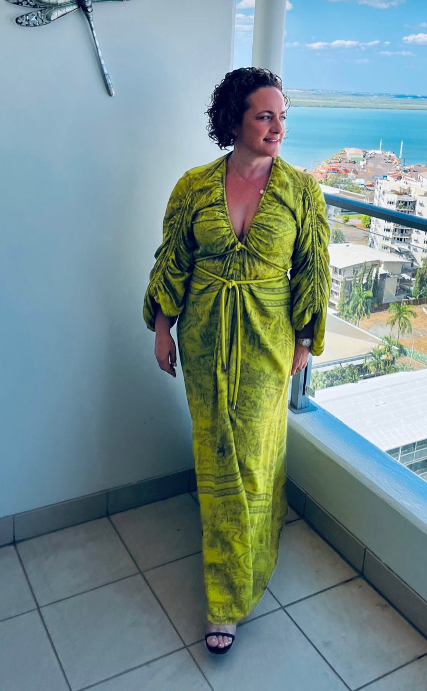 Sunset Lover Odyssey Dress, Greek Print photo 4
