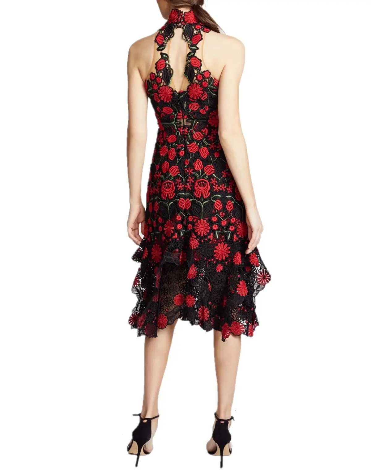 Thurley English Rose Midi Dress Floral Size 8 photo 3