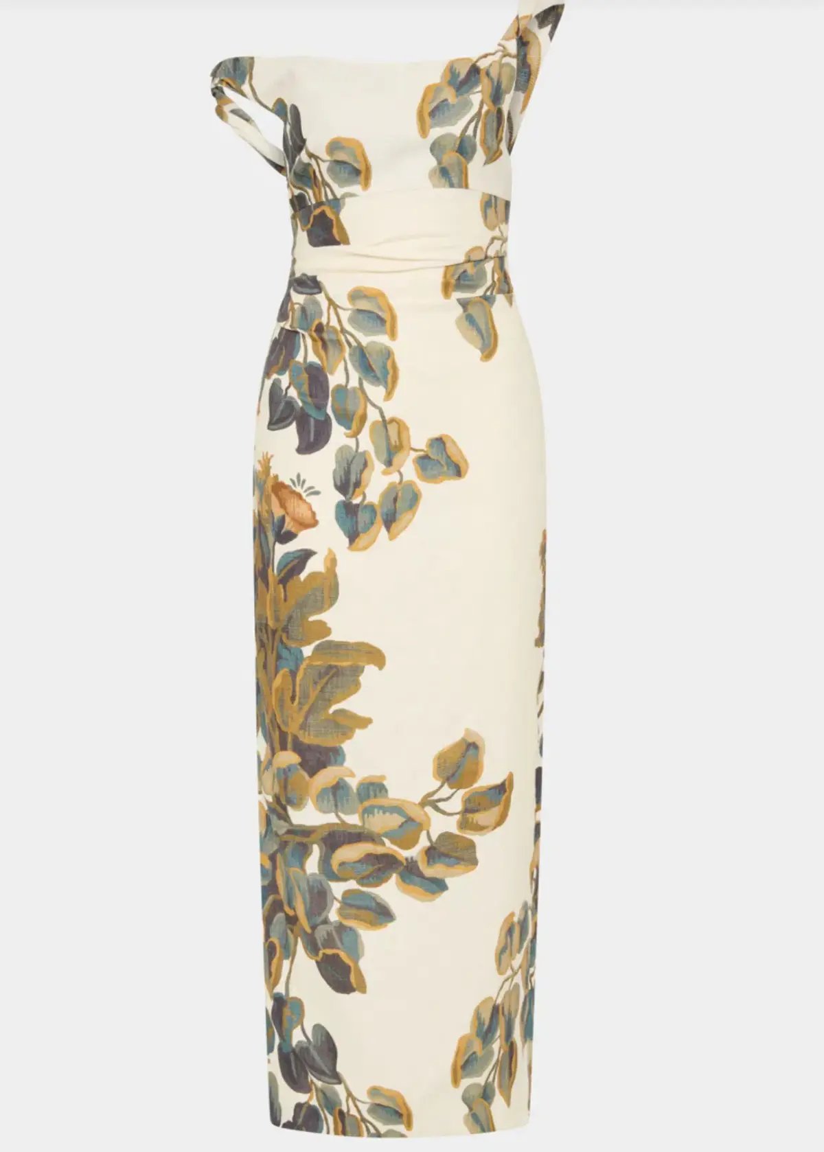 Sir the Label Evalita Twist Midi Dress Pine Valley Print Size 3 / AU 12 photo 6