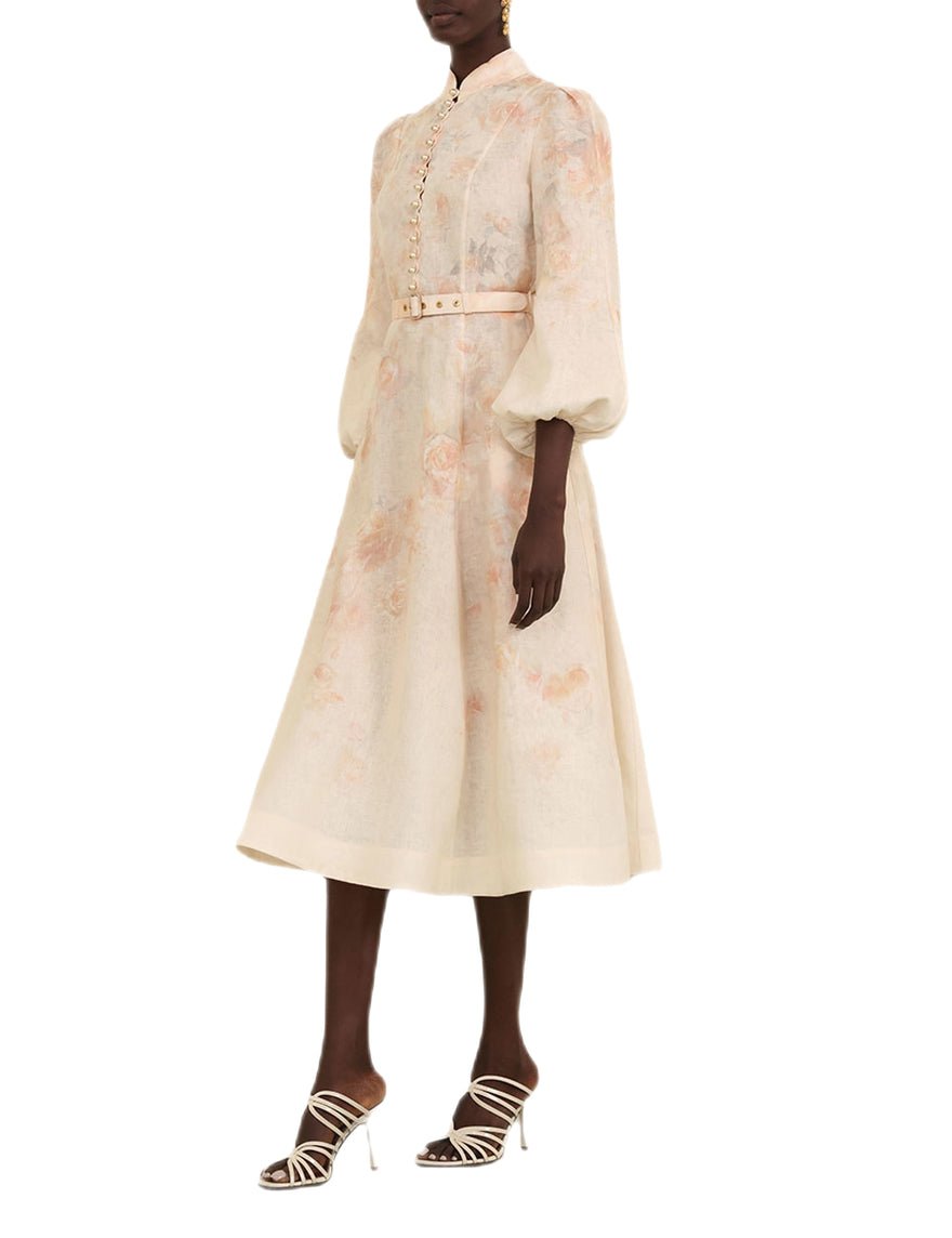 Zimmermann Crush Buttoned Midi Dress - Ciara Floral photo 4