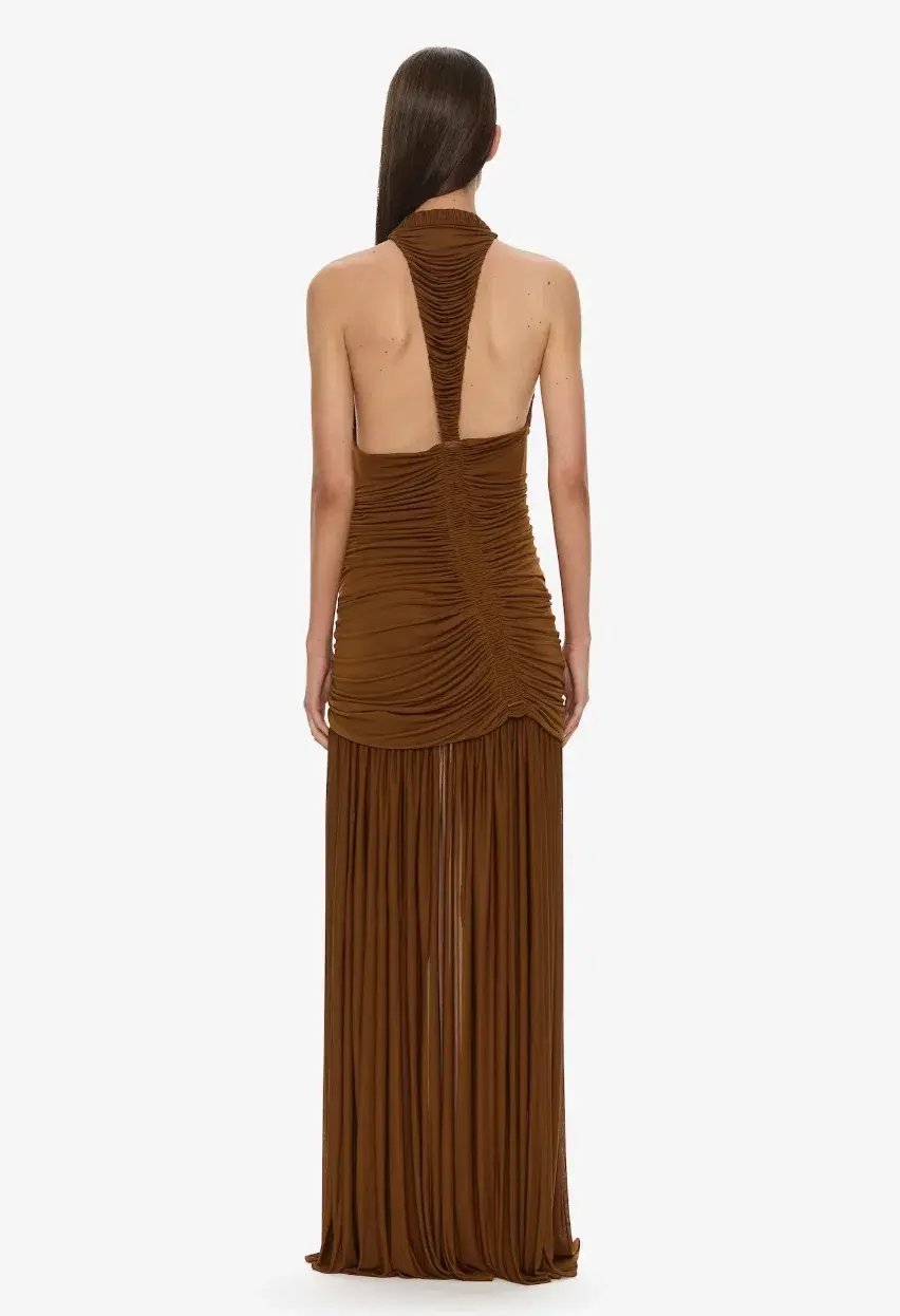 Christopher Esber Orion Gown Russet Size 10 photo 2