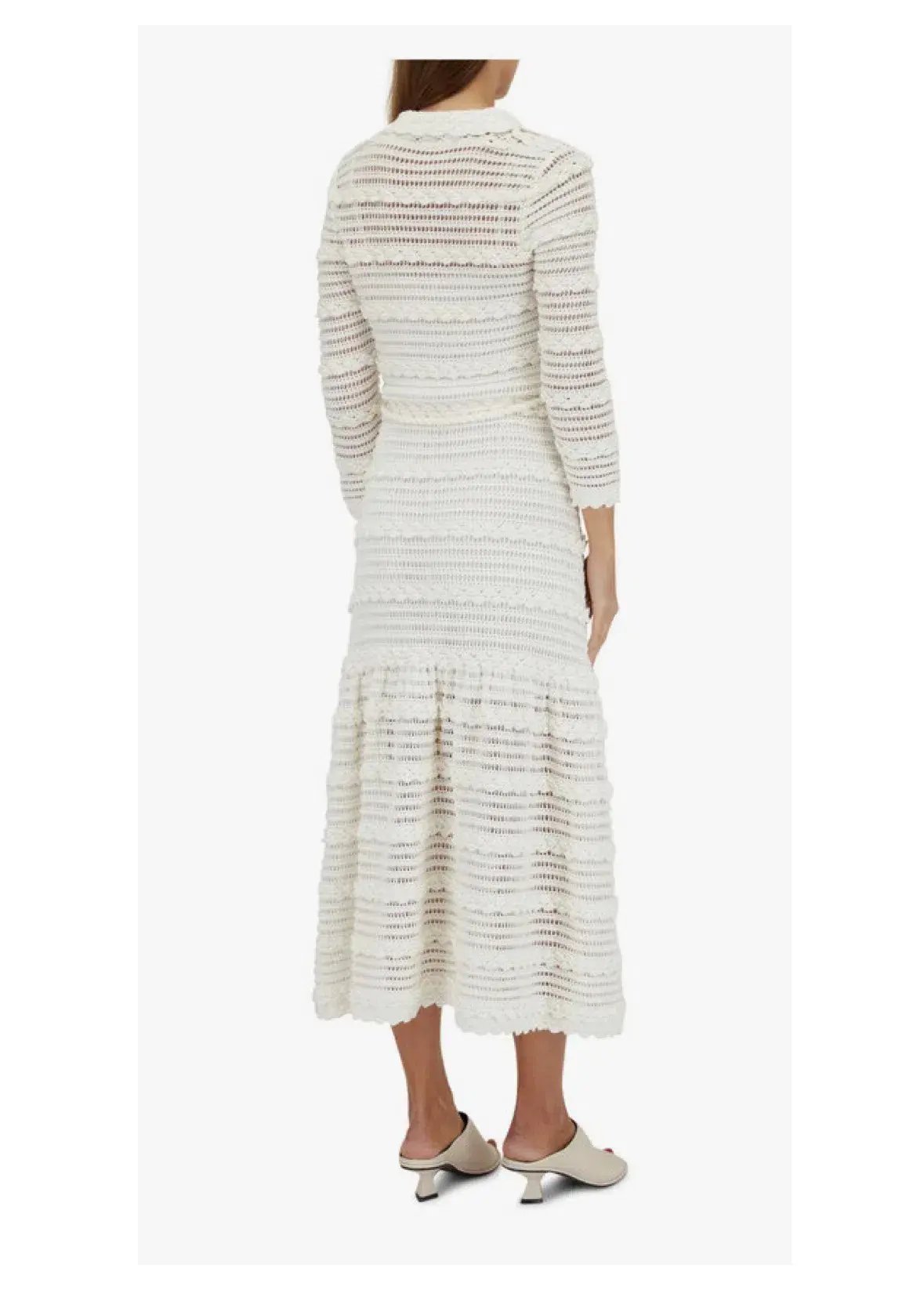 Zimmermann Lyre Shirt Dress Ivory Size 1 / AU 10 photo 2