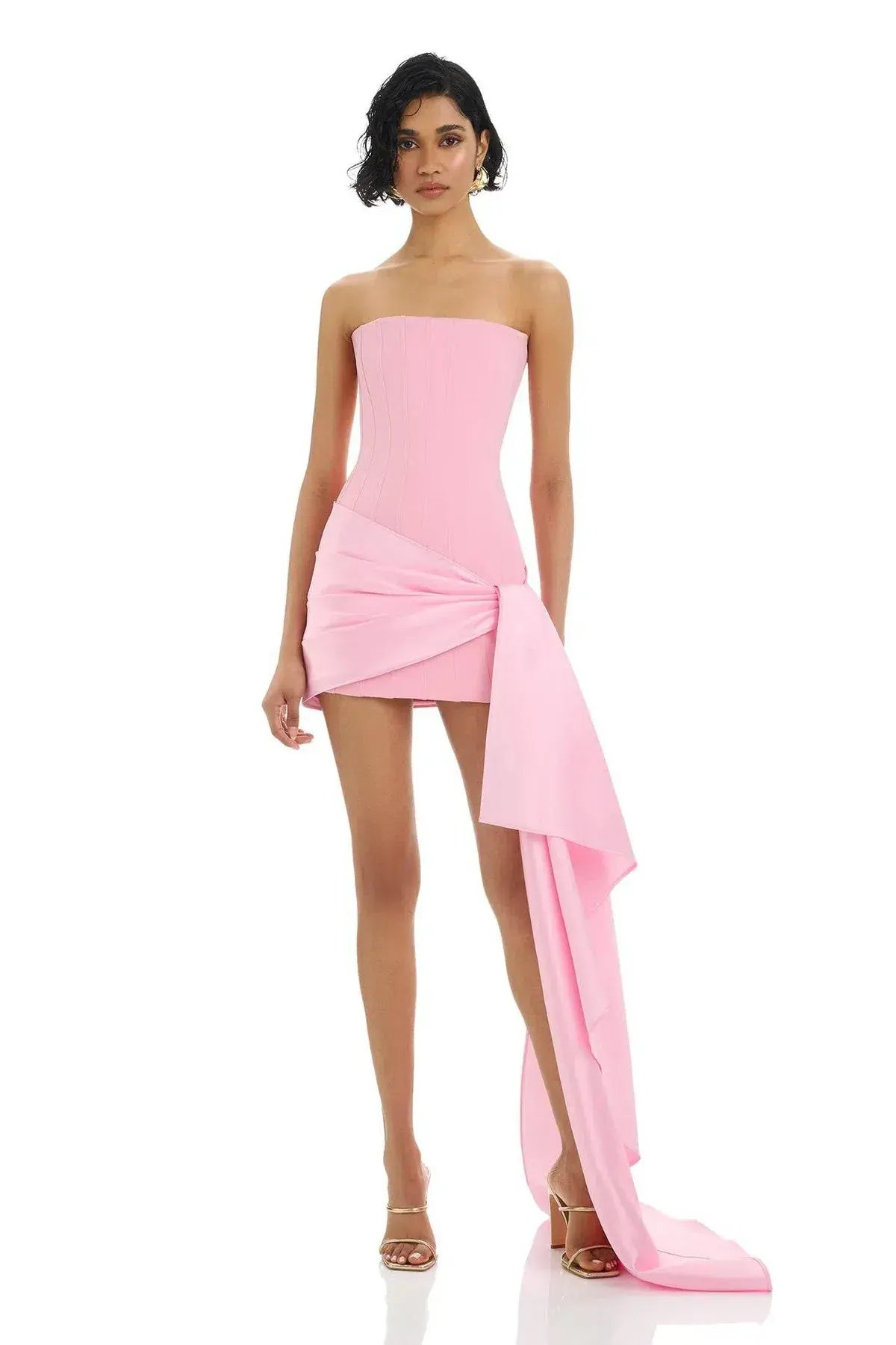 Eliya The Label Midina Dress Pink Size 8 photo 2