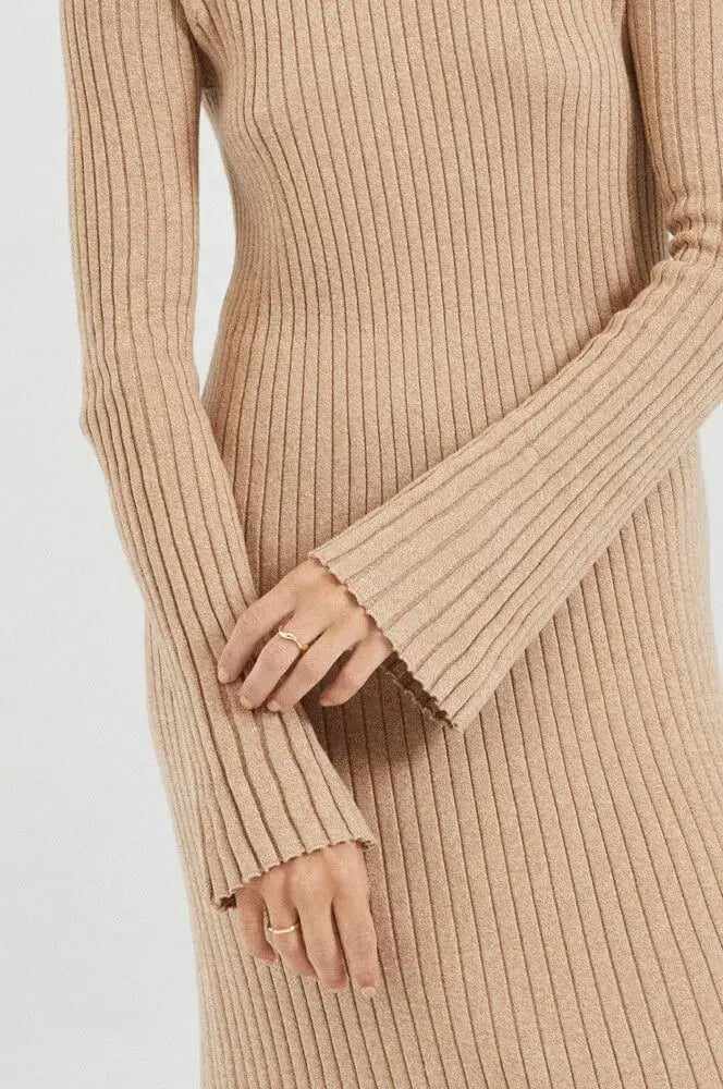 Friends With Frank The Thea Cleo Dress Caramel Size S / AU 8 photo 4