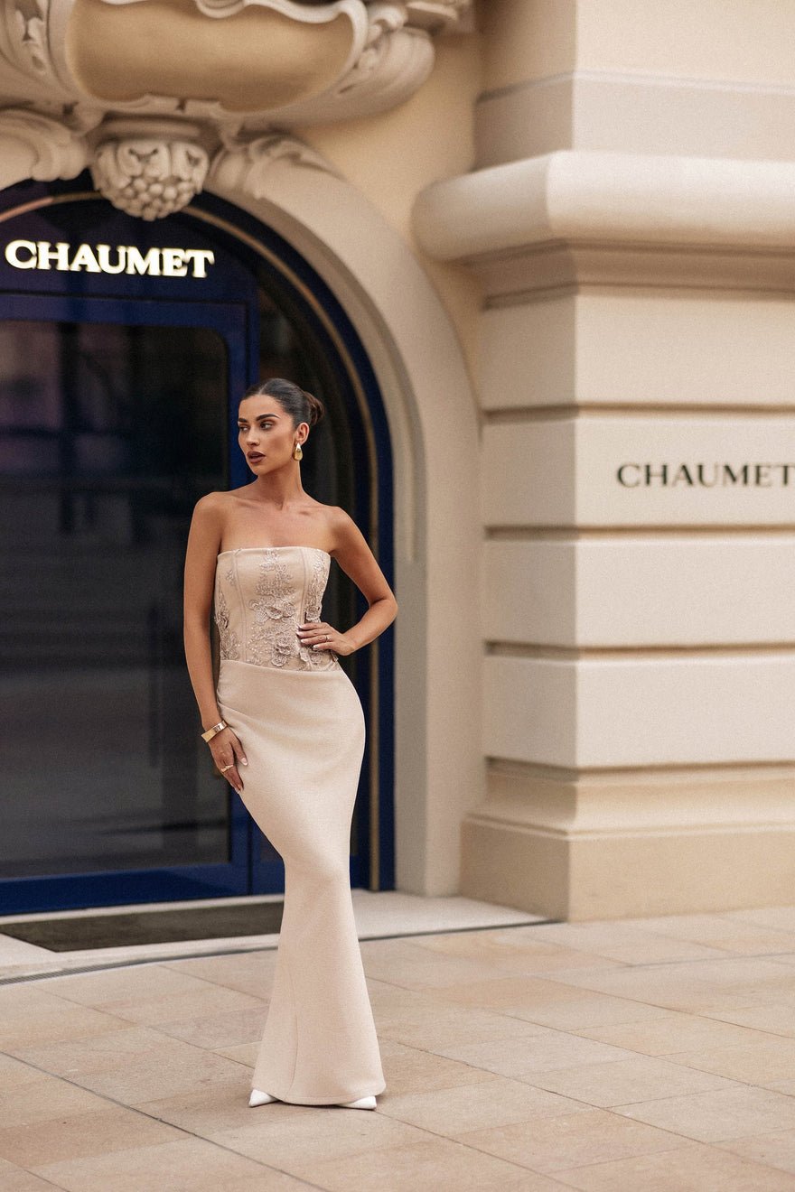 Elle Zeitoune Anastasia Dress - Ecru photo 2