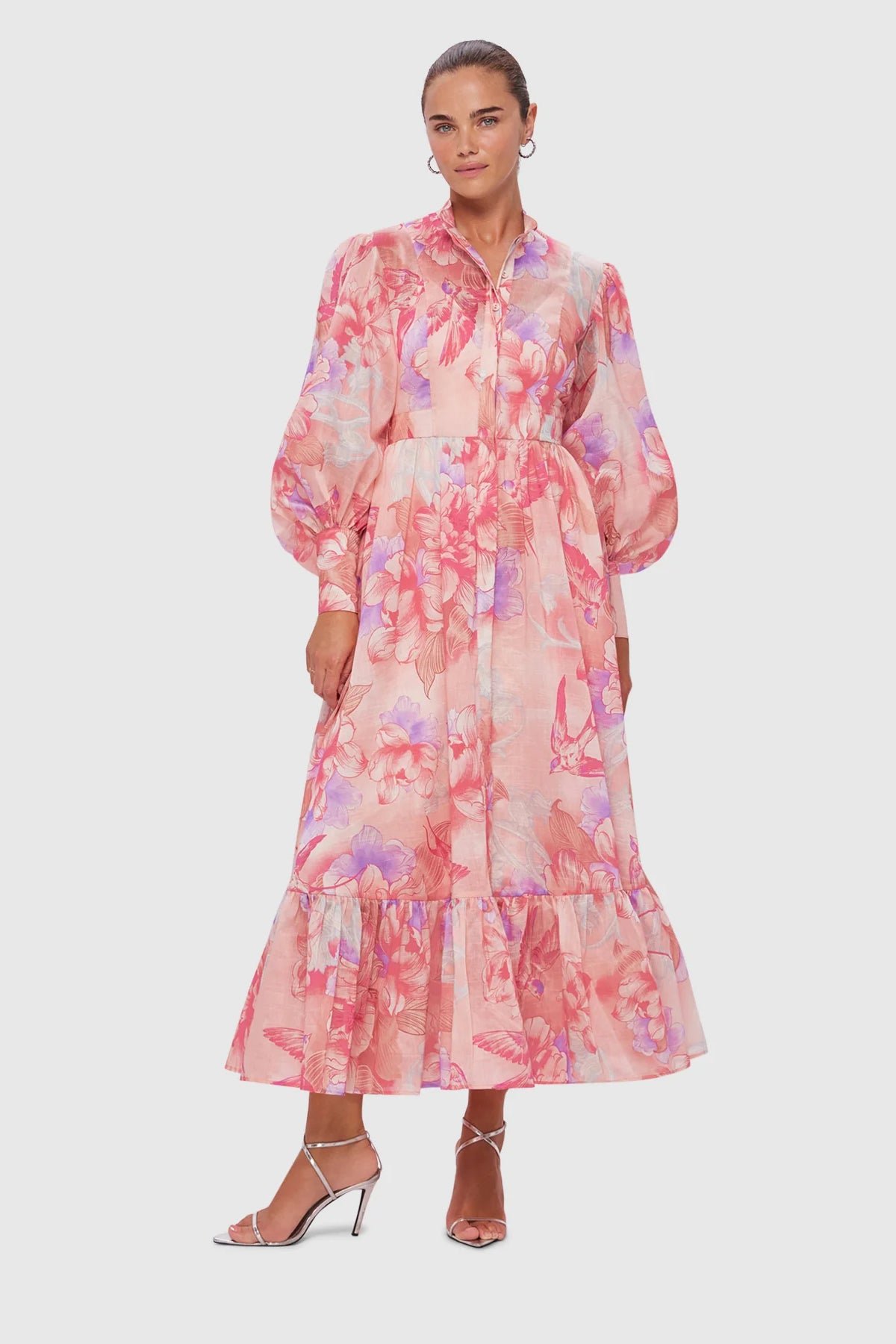 LEO LIN NAYLA MIDI DRESS - LUSH photo 5