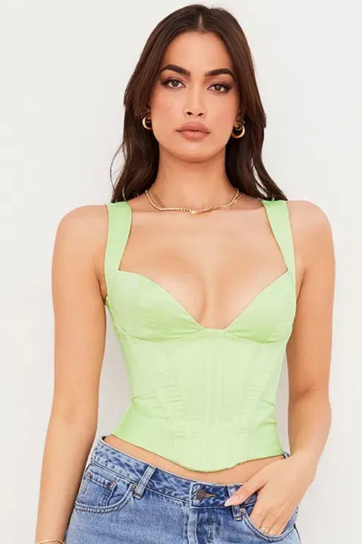 House of CB Liberty Corset in Lime Green Size S / Au 8 photo 4
