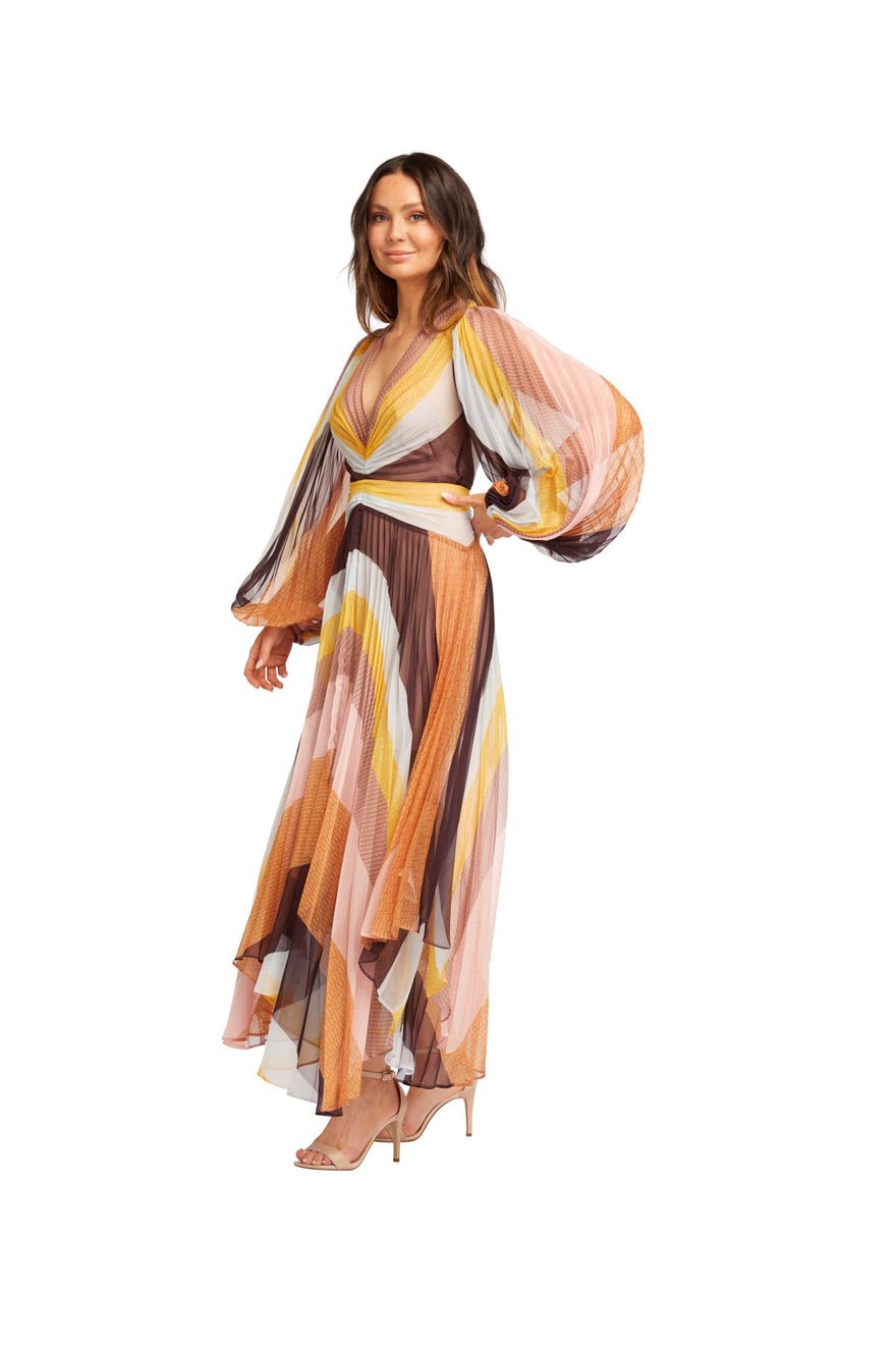 Acler Astone Dress - Rainbow Stripe photo 2