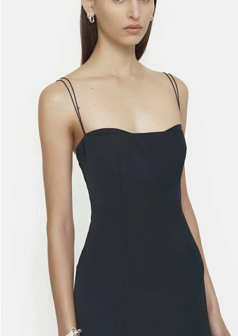 Viktoria and Woods Generation Midi Dress in Black Size S/ AU 8 photo 2