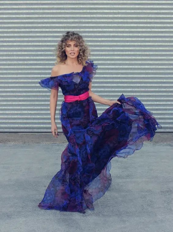 Alice McCall Flora Gown in Blue/Purple Size 8 photo 3