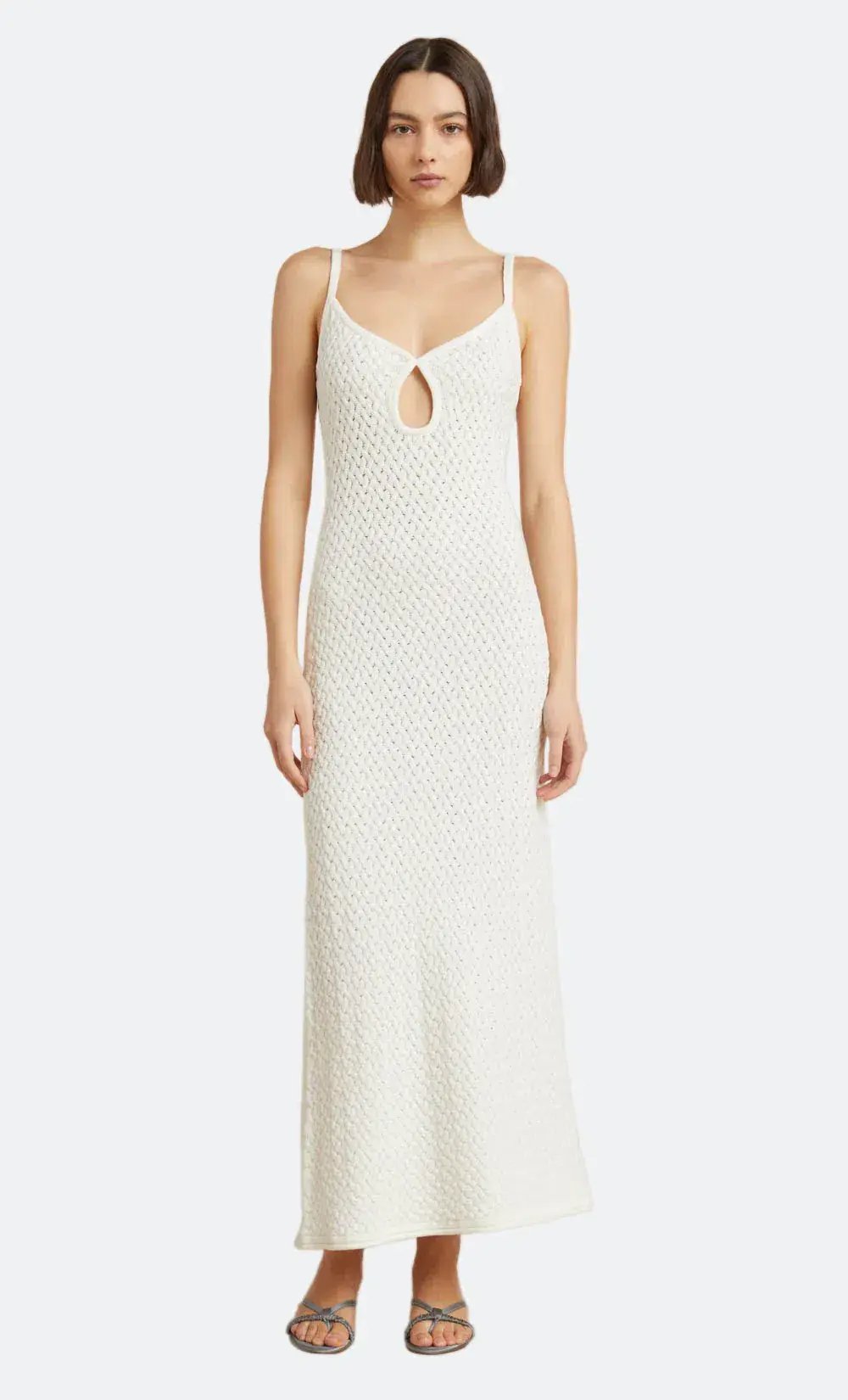 Bec & Bridge Effie Knit Key Dress Ivory Size 8 photo 5