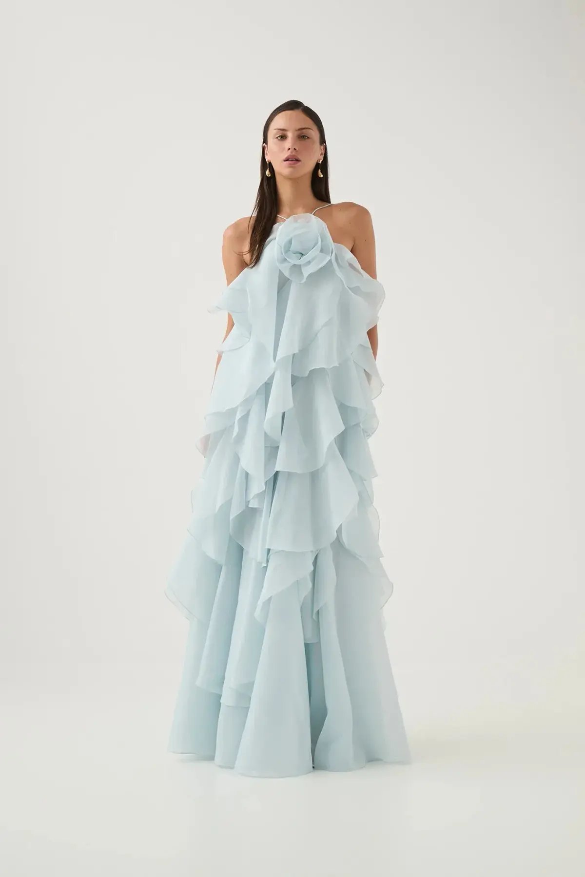 Aje Pandorea Layered Maxi Dres Size 8 photo 2