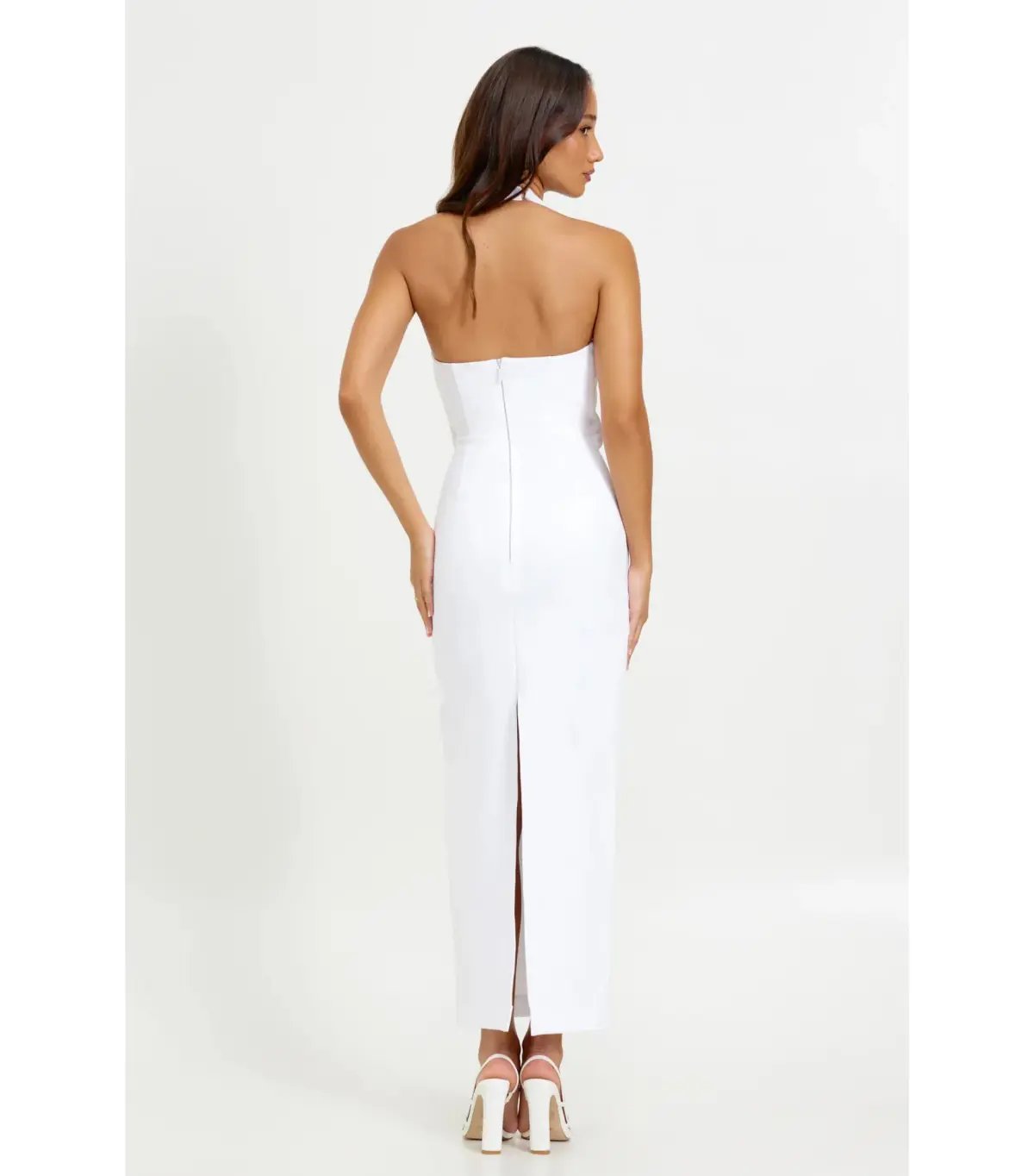Lexi Pirro Dress White Size AU 8 photo 2