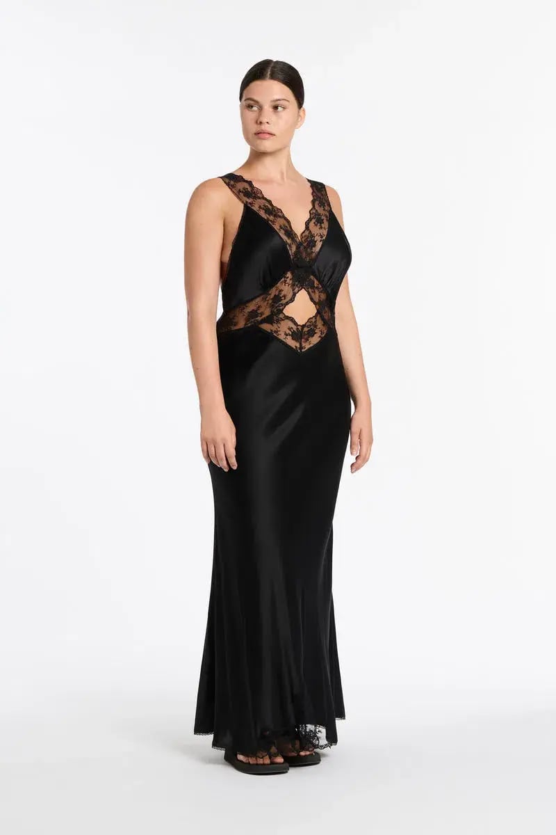 Sir The Label Aries Cutout Dress Black Size 8 photo 4