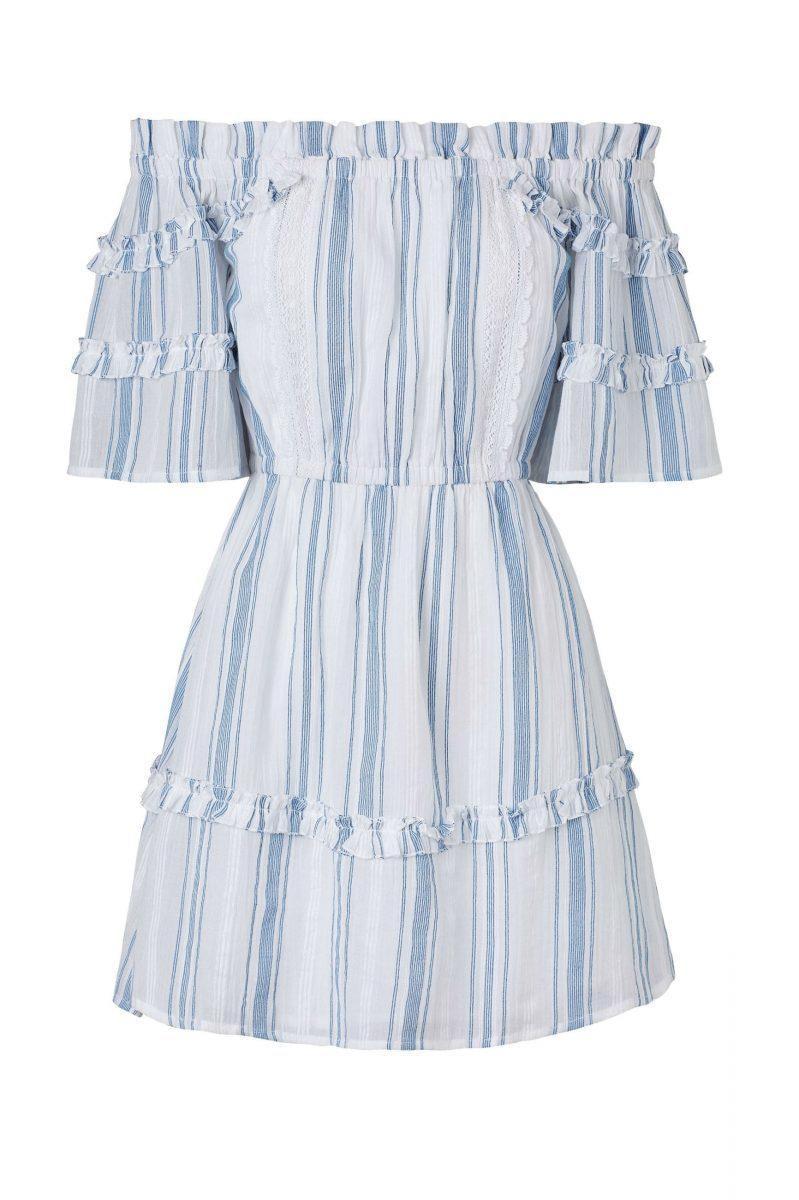 Steele Panama Off Shoulder Dress size 8 photo 3
