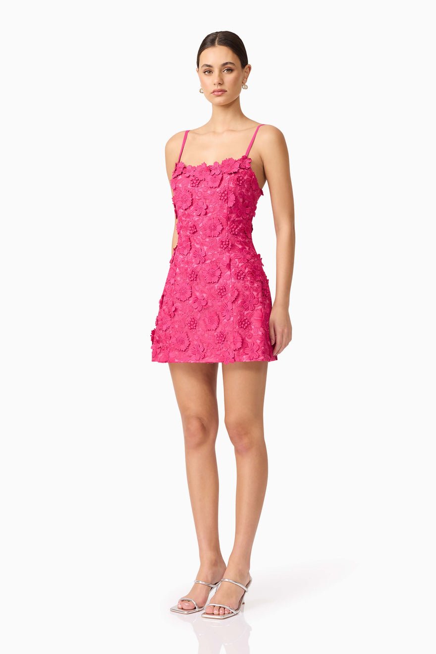 Elliatt Claudia Party Dress - Fuchsia photo 2