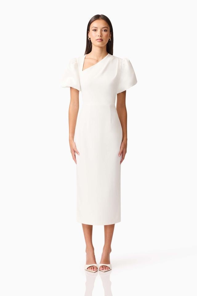 Elliatt Hester Midi Dress - Ivory photo 4