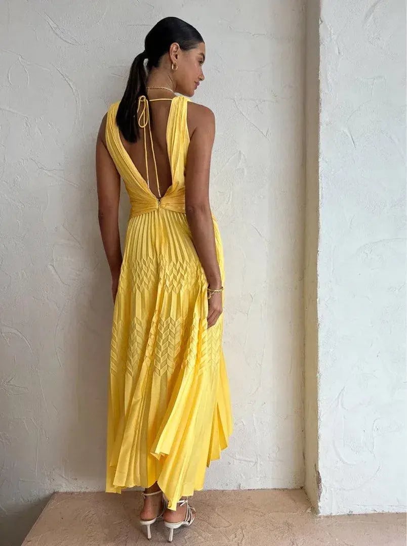 Acler The Bettencourt Dress in Sunshine Size 8 photo 3