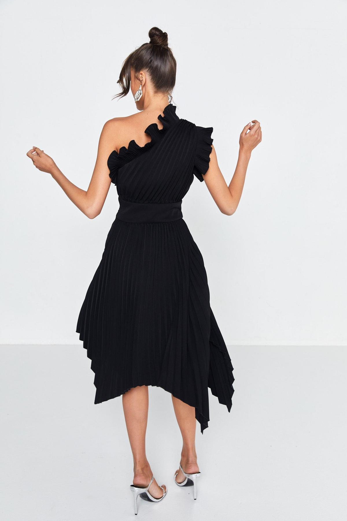Mossman The Lady Like Dress Black Size 12 photo 4