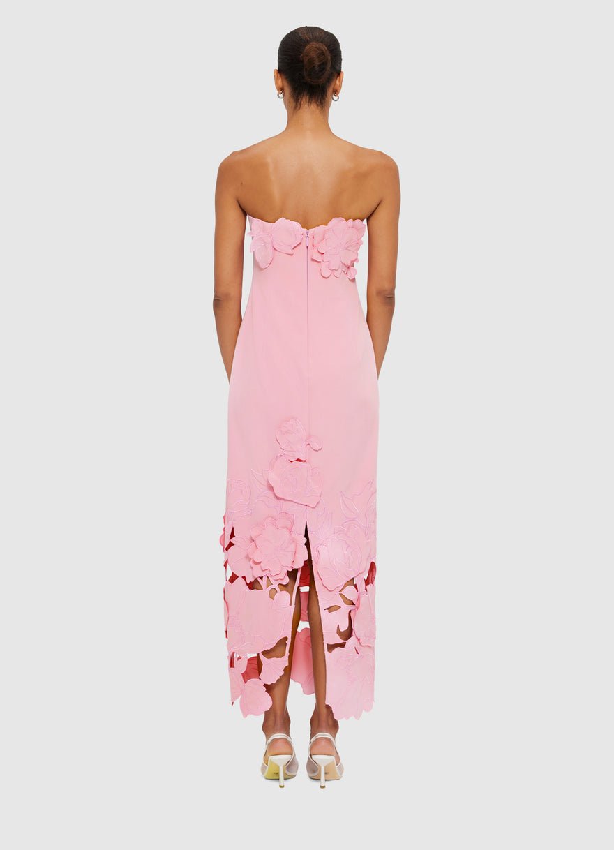 Leo Lin Rayna Midi Dress - Pink photo 4