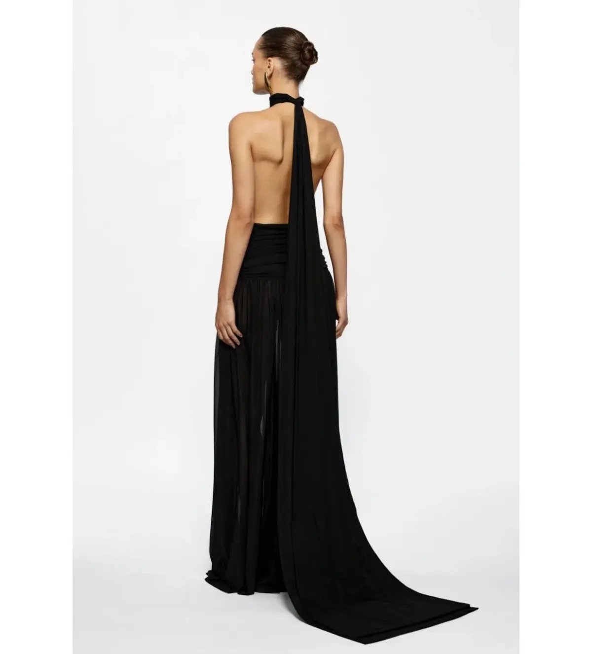 Effie Kats Verity Maxi Gown in Black Size 10 photo 3