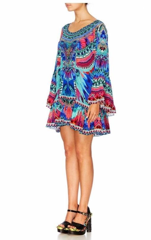 Camilla 'Skyfall' A Line Frill Dress Size M photo 3