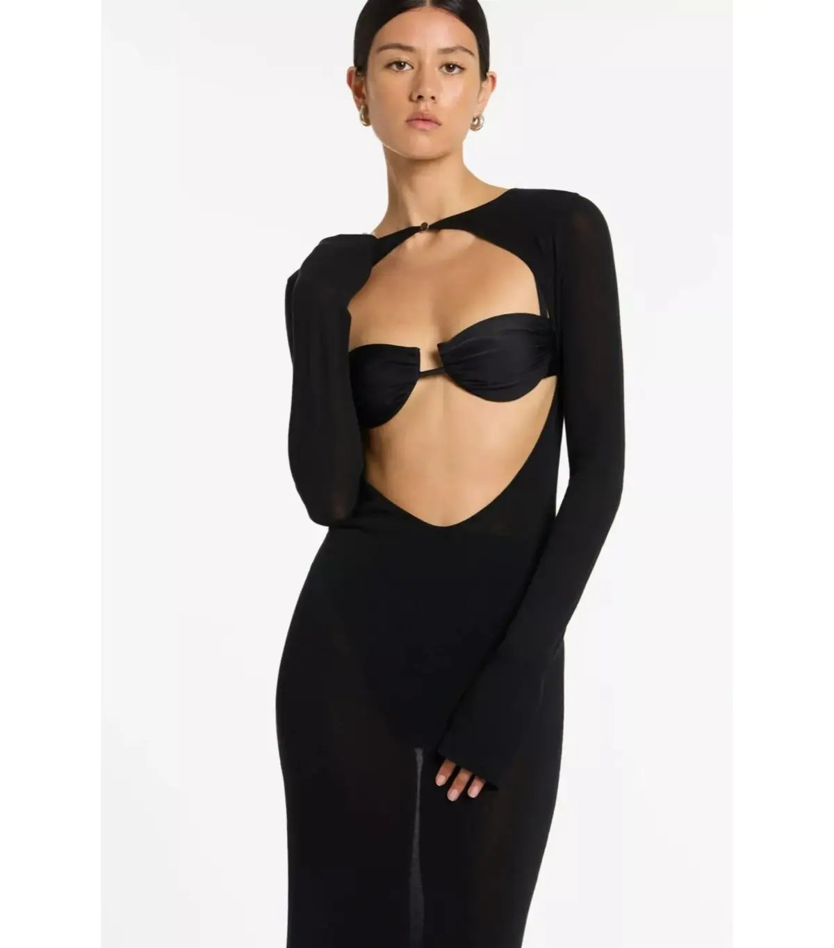 Sir The Label Eva Knit Dress Black Size 1 / AU 8 photo 2