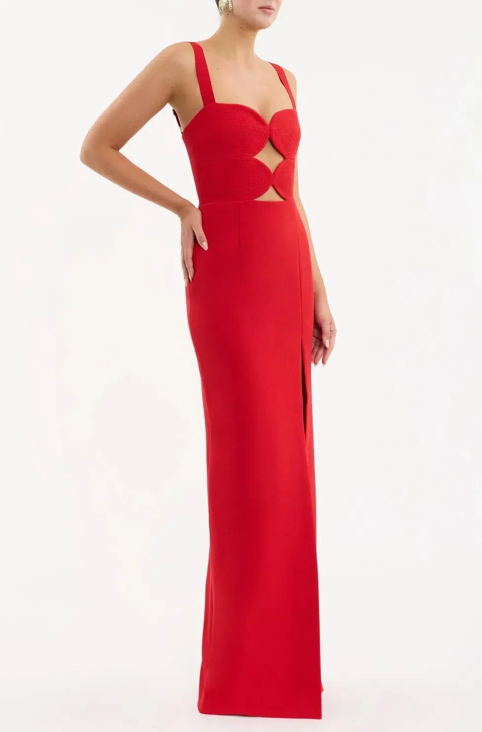Rebecca Vallance Karina Gown in Red Size 6 photo 2