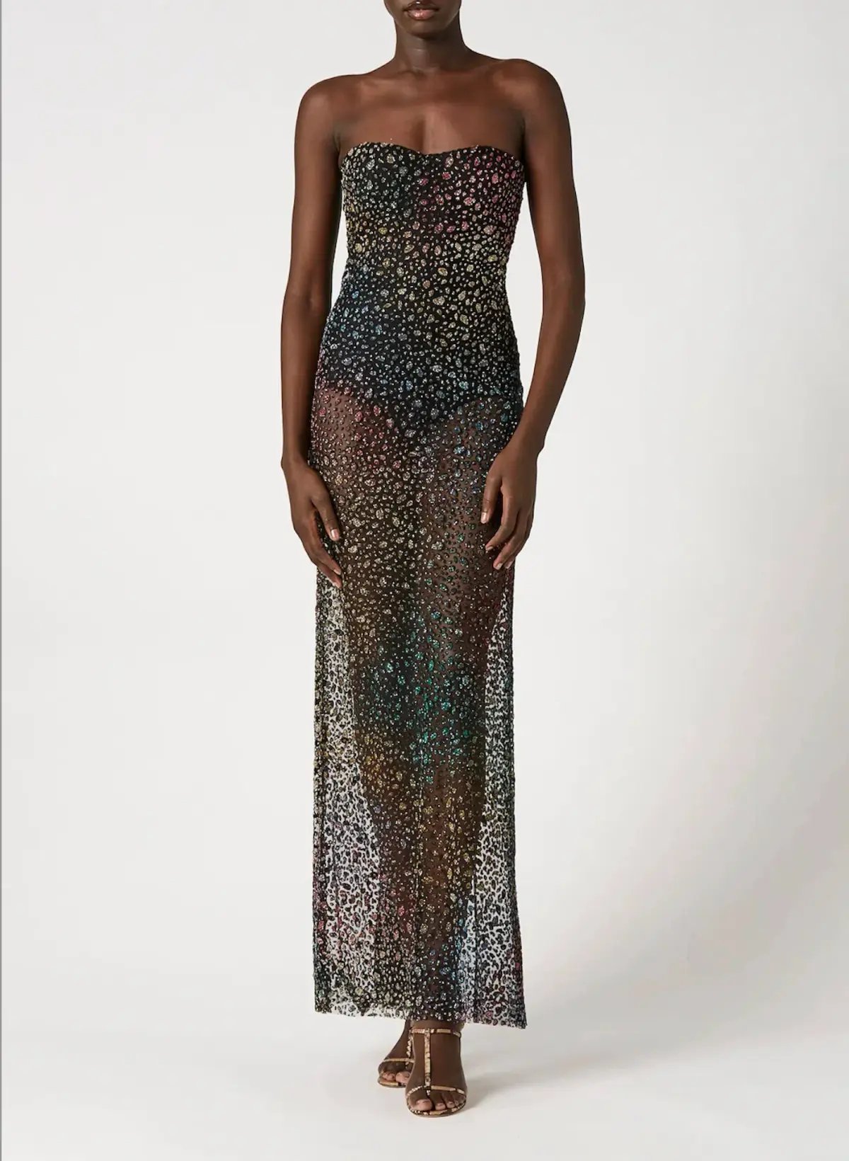 Scanlan Theodore Glitter Gown Size 6 photo 4