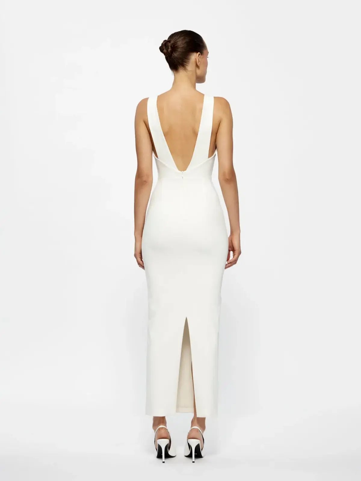 Effie Kats Carter Maxi Dress Ivory Size S/AU 8 photo 2
