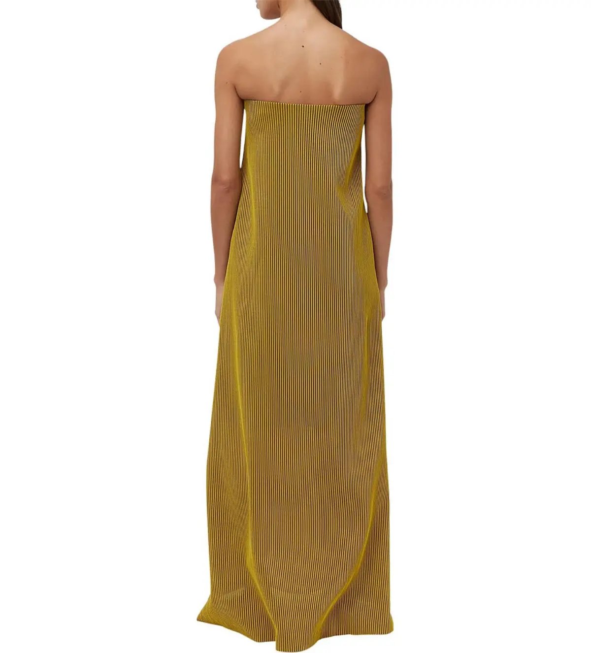 Camilla and Marc Izaro Maxi Dress Brown/Yellow Size 10 photo 3