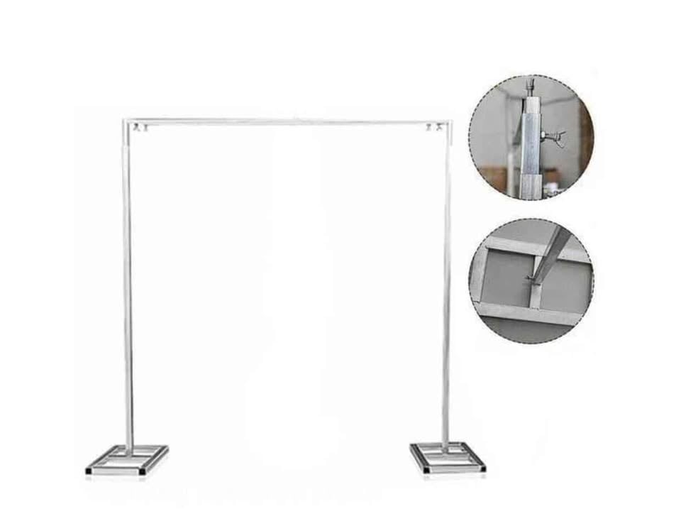 Backdrop stand and curtains for hire photo 5