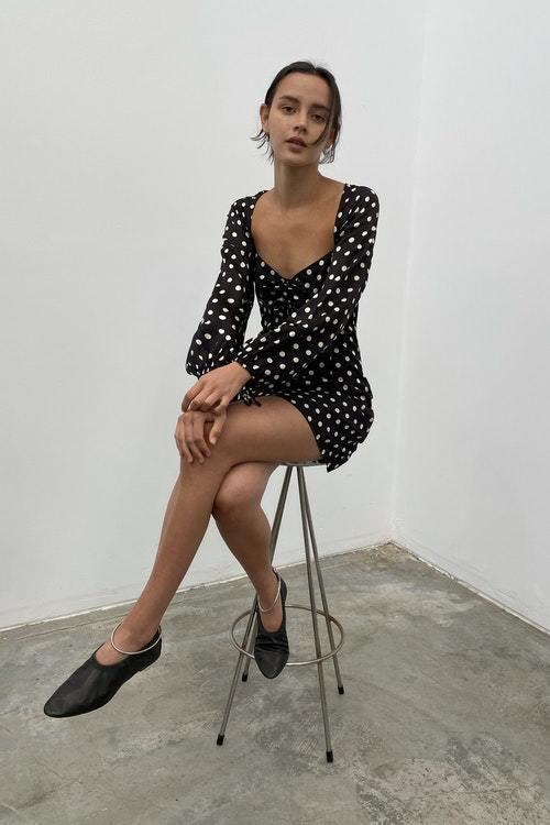 Hansen & Gretel Kateryna Dress Polka Dot Print Size 6 photo 6