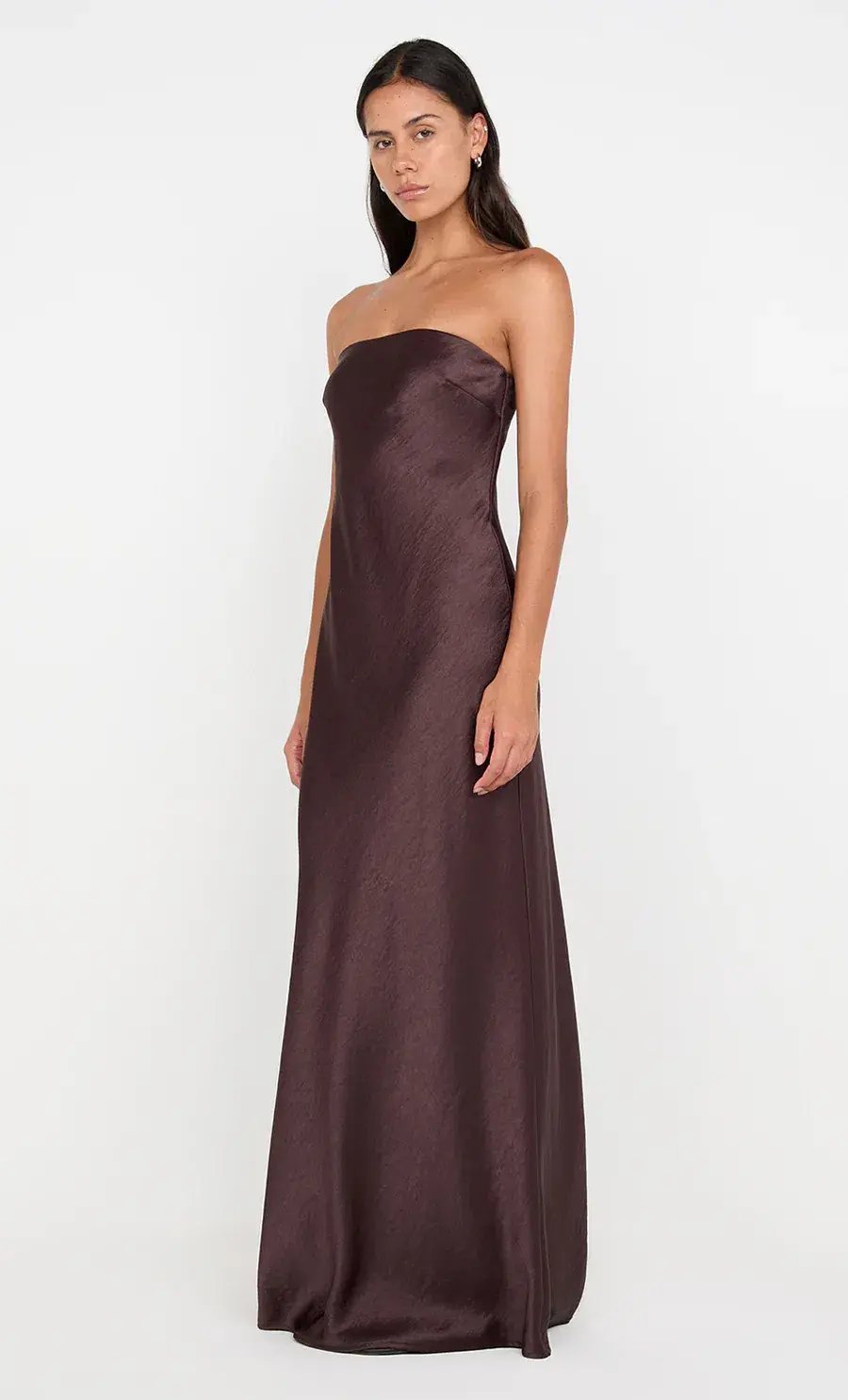 Bec & Bridge Austen Strapless Maxi Dress in Brown Size 8 photo 3