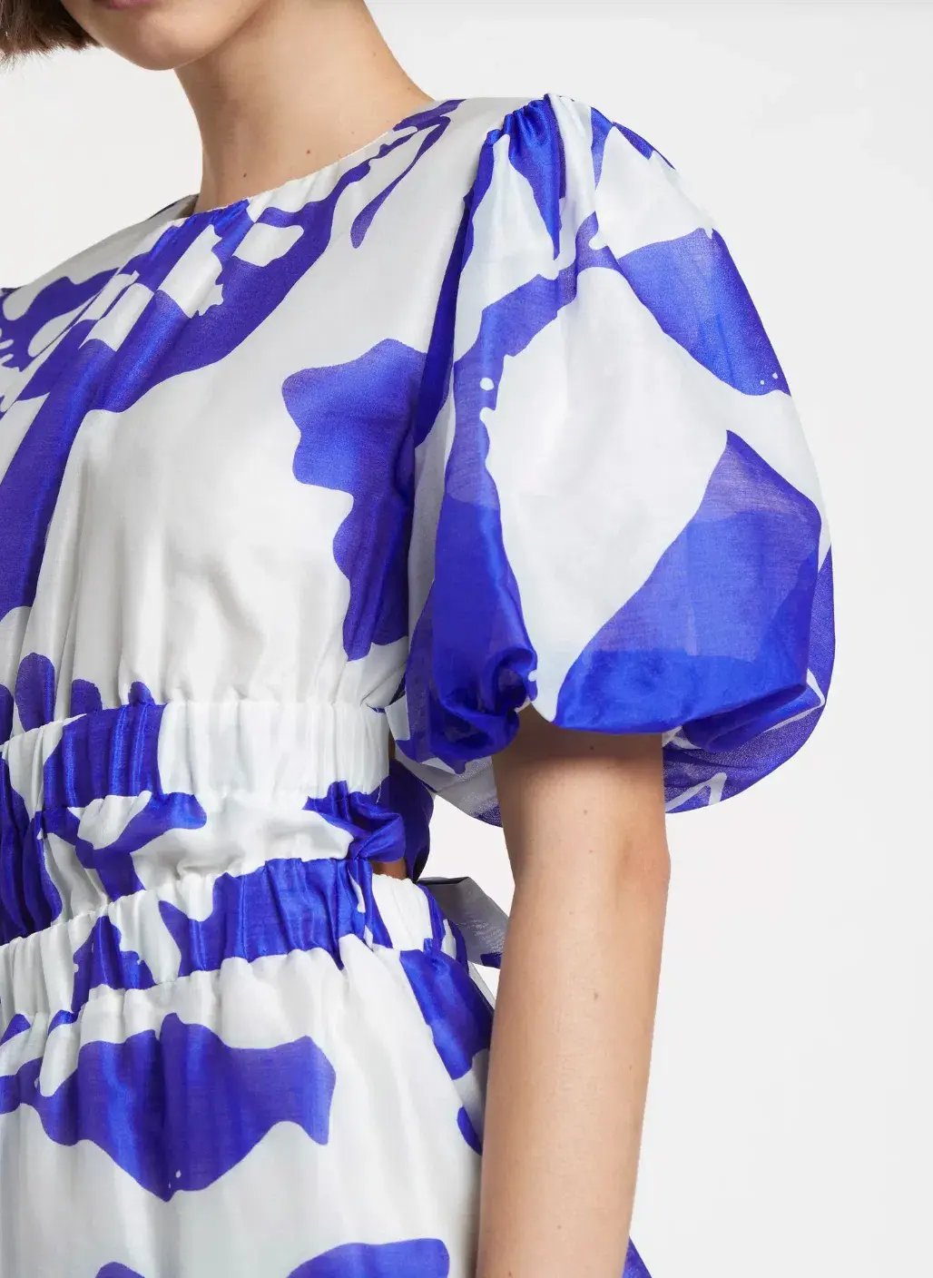 Sir the Label Vivi Open Back Mini Dress Merce Abstract Print Size AU 6 photo 3