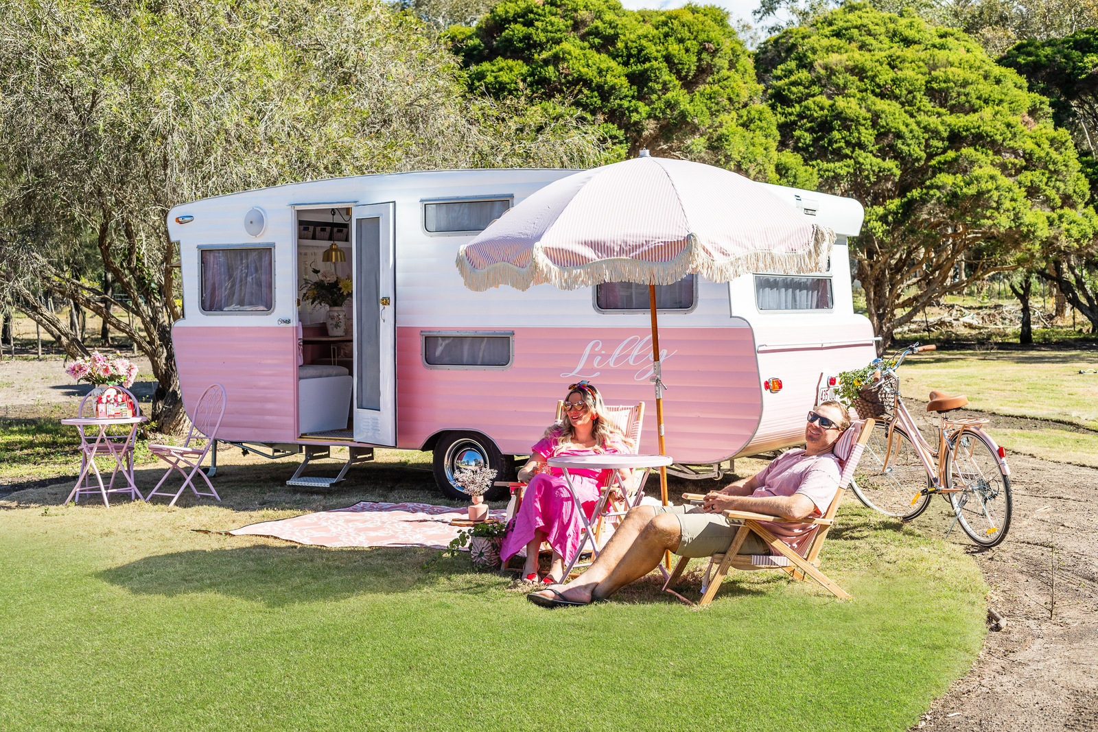 Step into a World of Vintage Charm with Lilly: The Unforgettable Pink Caravan Experience photo 2