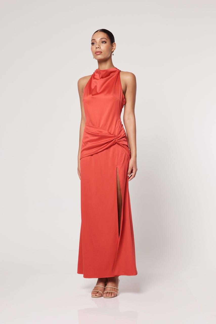 ELLIATT ENDEARMENT MAXI DRESS - SCARLET RED photo 3