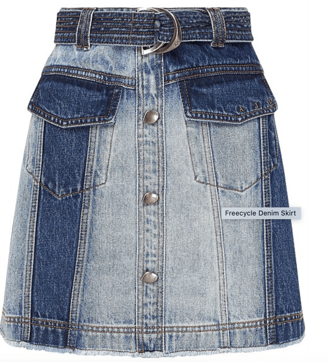 Aje Freecycle Denim Skirt photo 5