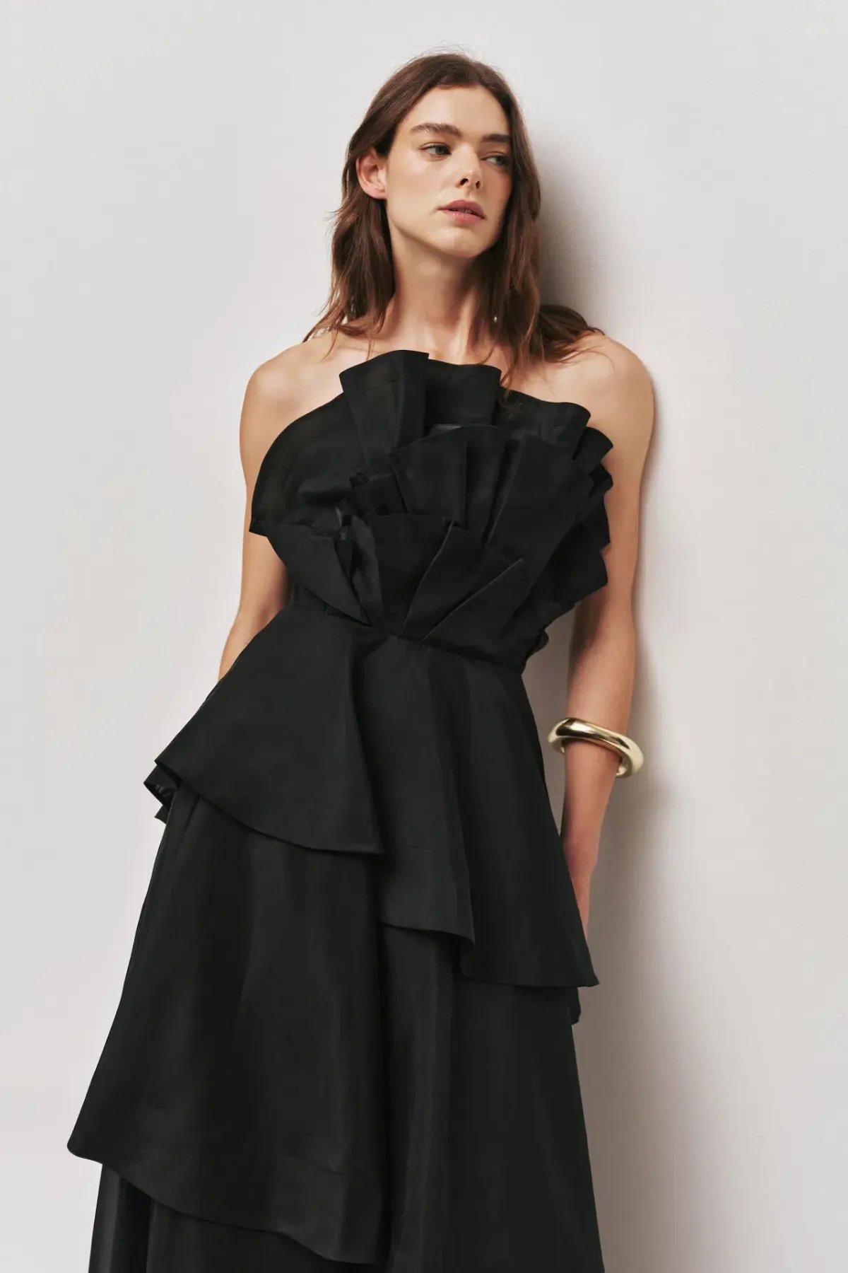 Aje Selestia Maxi Gown in Black Size 8 photo 2